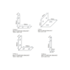 Multi-Purpose Brackets Dimensions