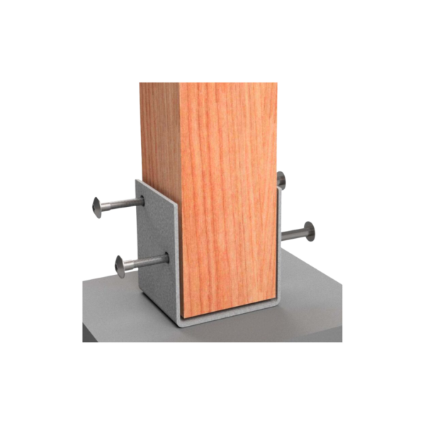 Application of Timber Post Brackets Application of Timber Post Brackets