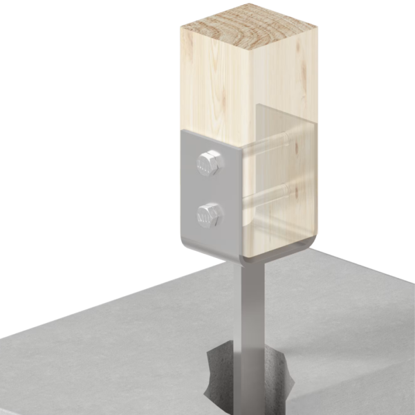 Application of Timber Post Bracket Application of Timber Post Bracket