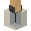 Installation of Timber Post Bracket Installation of Timber Post Bracket